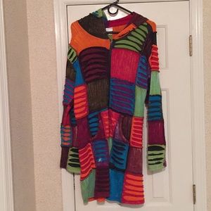 Coat of many colors L/XL